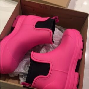 UGG Pink and Black Winter Boots